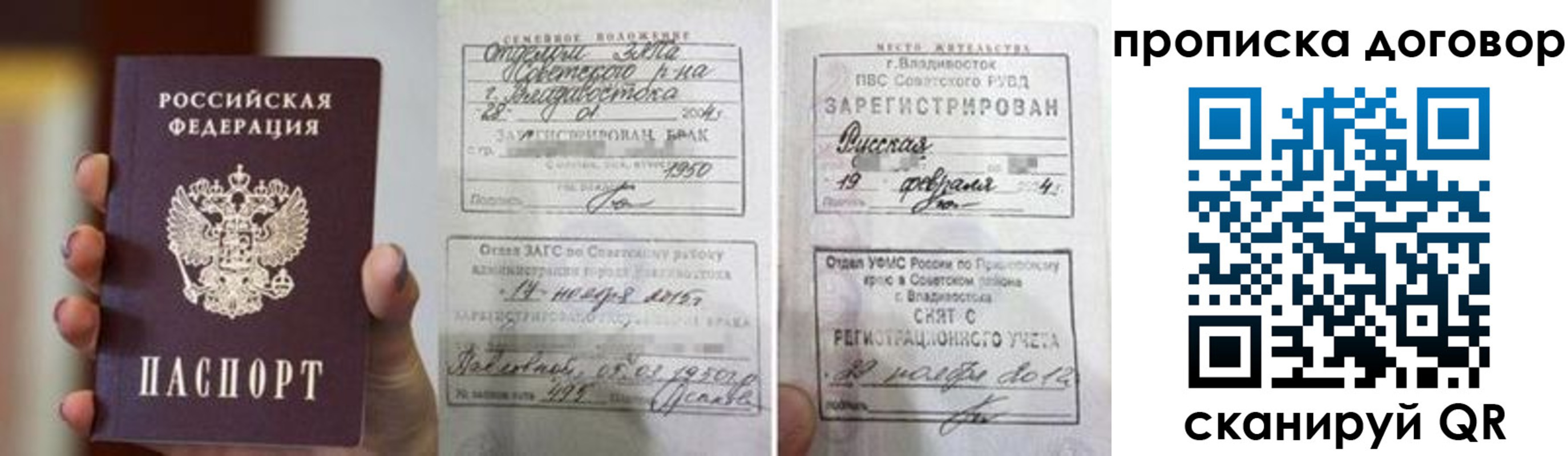 прописка штамп в Лосино-Петровском